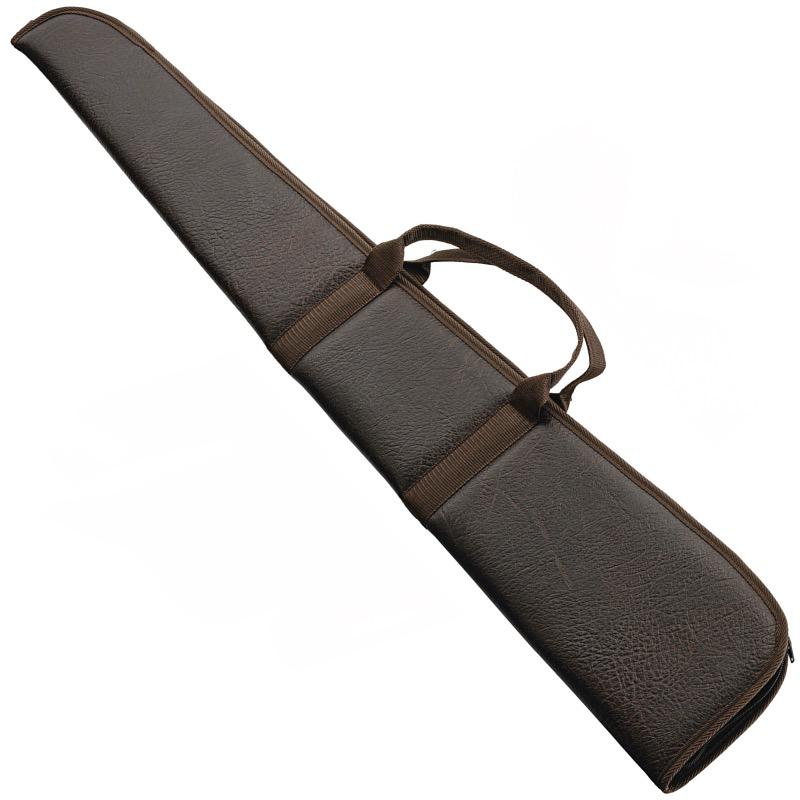 Fourreau a fusil en vinyle marron avec ouverture zip2