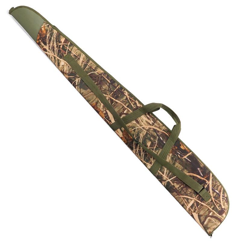 Fourreau fusil camouflage feuilles 145 cm embout renforce 1