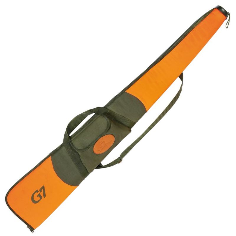 Fourreau fusil verney carron g7 125 cm orange et vert chasse 1