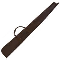 Fourreau vinyl marron fusil court 120 cm avec ouverture zip