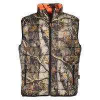 Gilet chasse re versible percussion ghostcamo blaze feuille