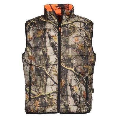 Gilet chasse re versible percussion ghostcamo blaze feuille