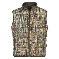 Gilet chasse re versible percussion warm marron ghostcamo wet 1