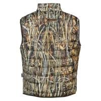 Gilet chasse re versible percussion warm marron ghostcamo wet2