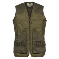 Gilet de chasse kaki percussion savane chasseur compagnie