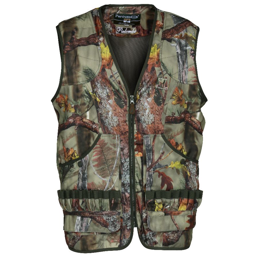 Gilet de chasse percussion palombe ghostcamo forest