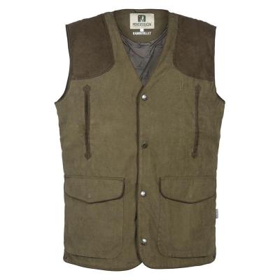Gilet de chasse percussion rambouillet kaki