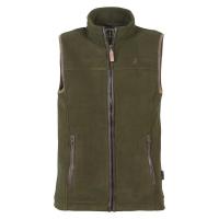 Gilet de chasse polaire percussion scotland enfant kaki