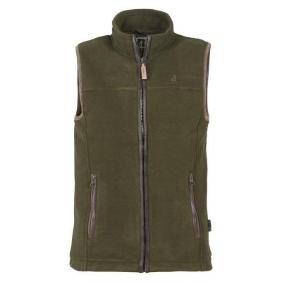 Gilet de chasse polaire percussion scotland enfant kaki