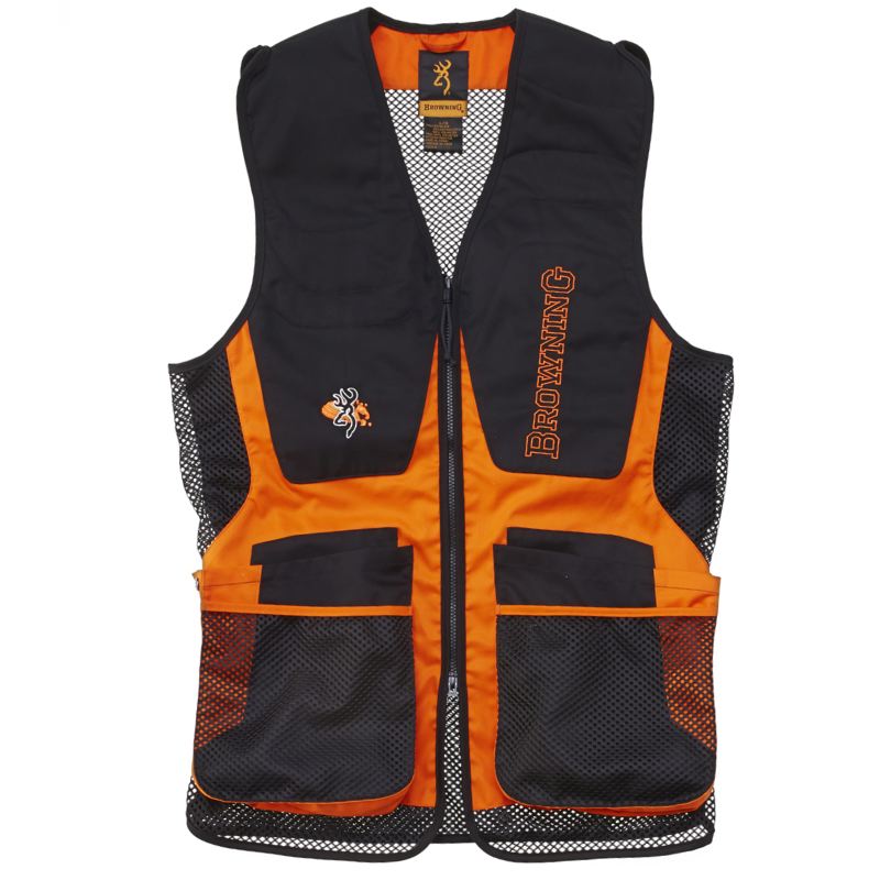 Gilet de tir browning claybuster avec emplacement reactar g2
