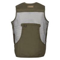 Gilet filet savane kaki