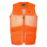 Gilet filet savane orange 