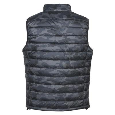 Gilet matelasse trek percussion camo gris