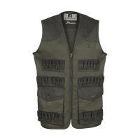 Gilet de chasse kaki percussion savane chasseur compagnie