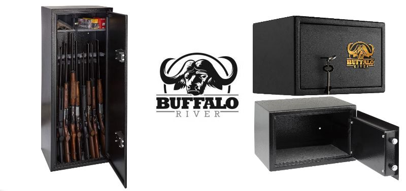 Gros plan sur gamme de coffre pour arme buffalo river