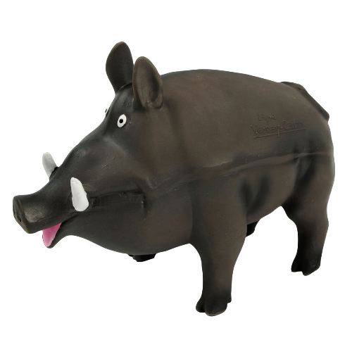 Jouet sanglier en latex pour chien chasseur et compagnie