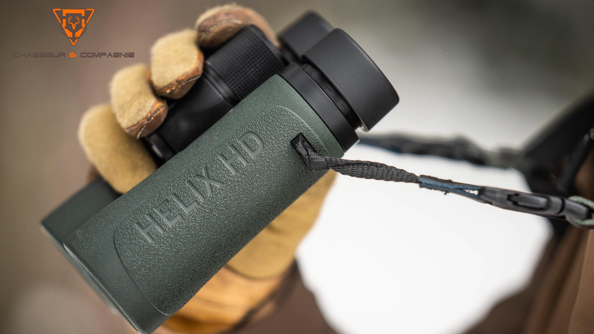 Jumelles element optics helix hd en gros plan