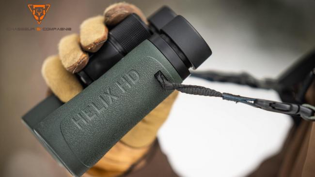 Jumelles Element Optics Helix HD en gros plan