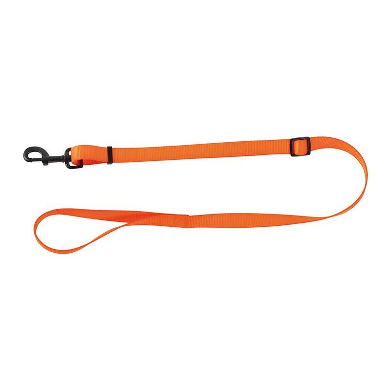 Laisse pour chien polyester orange 120cm stepland