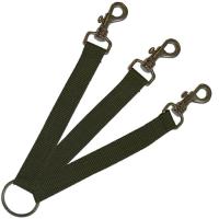 Laisse tripleur pour 3 chiens chasseur et compagnie en nylon