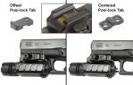 Lampe tactique 400 lumens pistolet utg positionnement