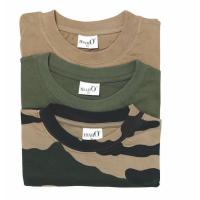 Lot de 3 tee shirt percussion idaho kaki beige camouflage