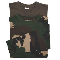 Lot tee shirt manche longue percussion kaki camo ce