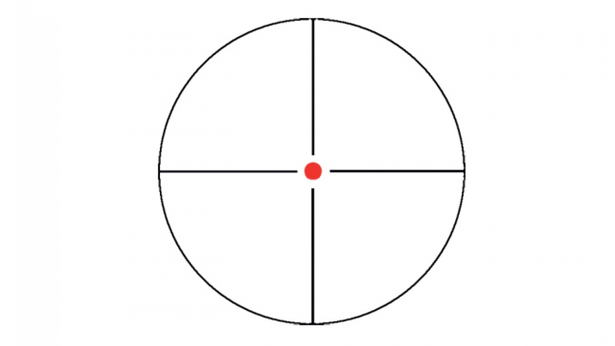 Lunette konus reticule crosshair lumineux