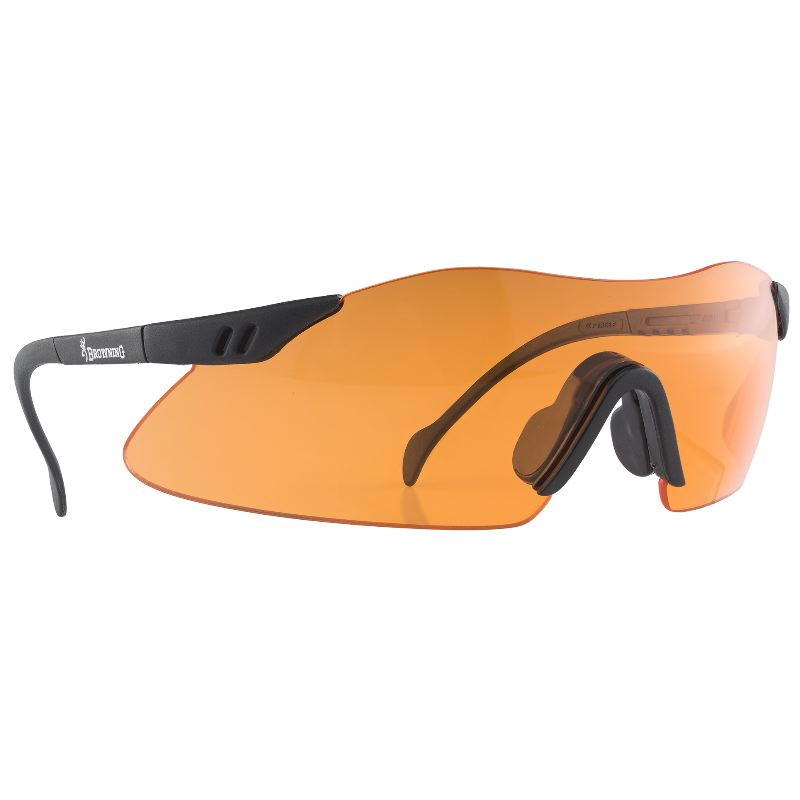 Lunettes browning claybuster verre orange pour tir sportif