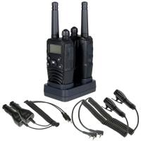 Mallette avec 2 talkies walkies haut de gamme 10 km de porte 