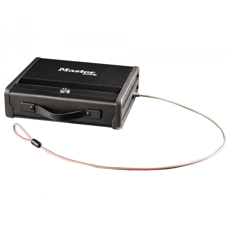 Mallette blinde coffre fort transportable master lock arme