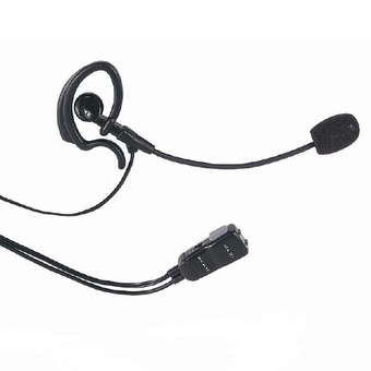 Micro casque avec contact de porte pour talkie walkie midland