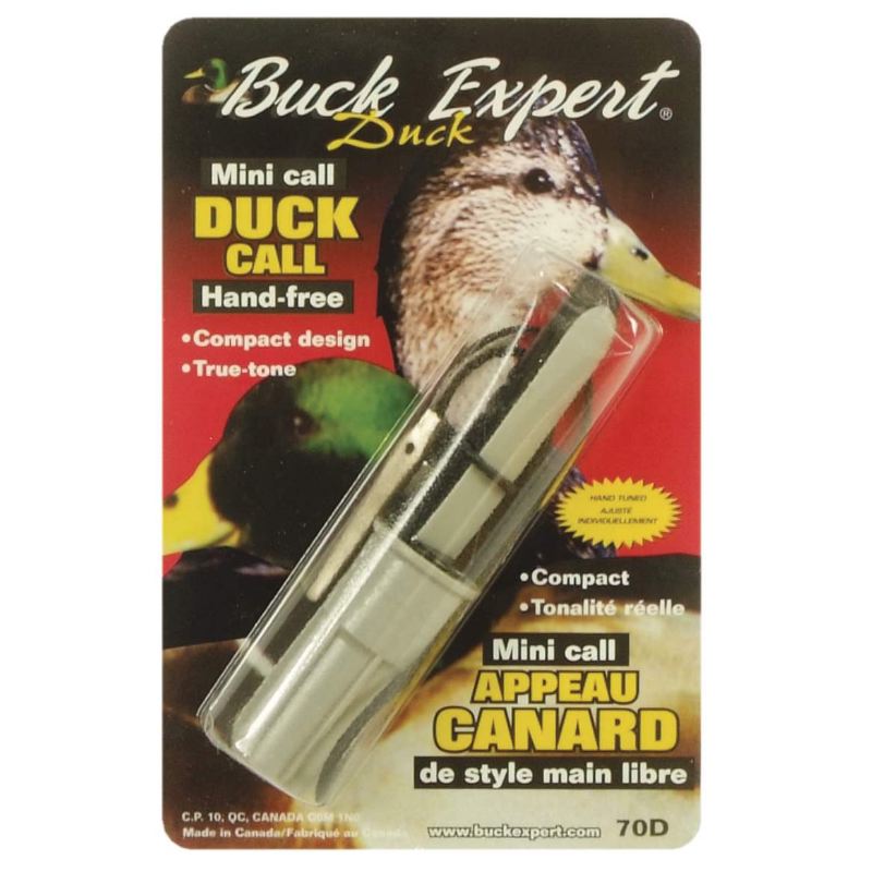Mini appeau canard main libre buck expert fabrique au canada