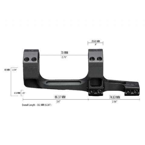 Montage extended cantilever vortex precision 20moa