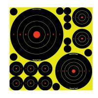 Pack de 50 cibles auto adhe sives shoot n c birchwood casey