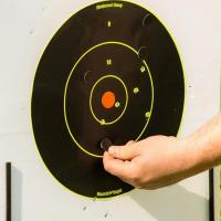 Pack de 50 cibles auto adhe sives shoot n c birchwood casey1