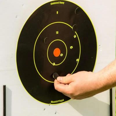 Pack de 50 cibles auto adhe sives shoot n c birchwood casey