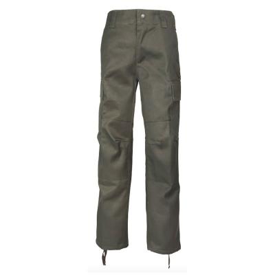 Pantalon de chasse enfant percussion kaki 4 ans a 14 ans 1
