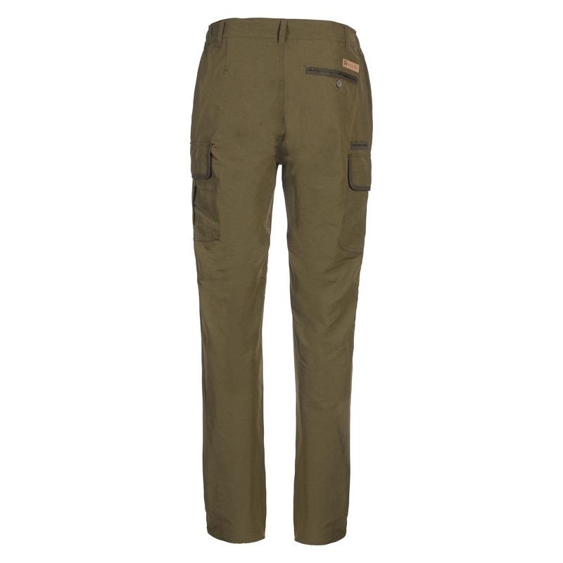 Pantalon de chasse percussion hyperstretch savane kaki1