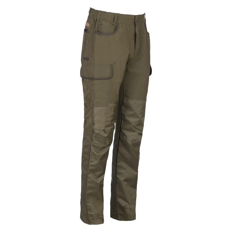 Pantalon de chasse percussion hyperstretch savane renforce