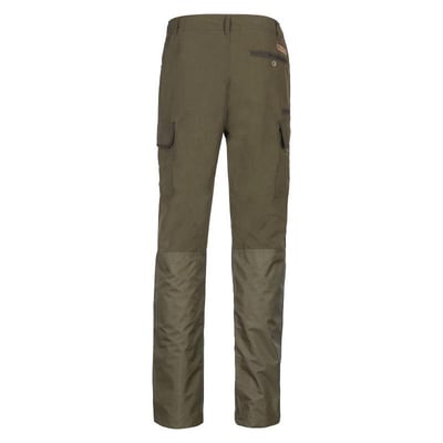 Pantalon de chasse percussion hyperstretch savane renforce kaki1