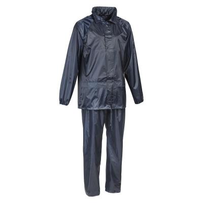 Pantalon et veste de pluie imperme able percussion bleu