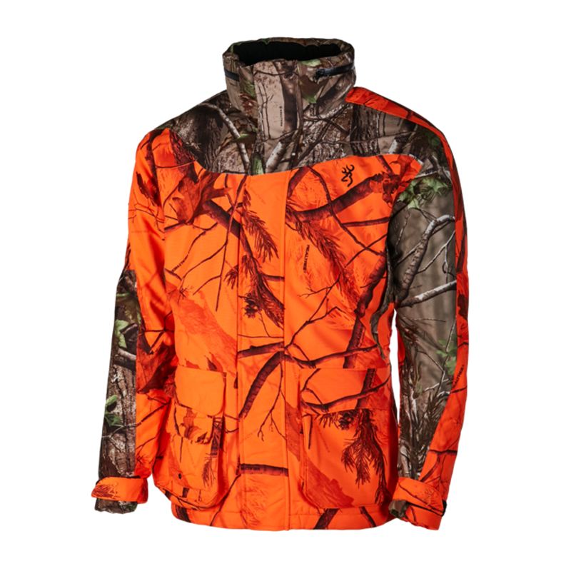 Parka veste browning xpo one rtblz blaze orange capuche col