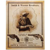 Plaque Métal Smith & Wesson revolvers