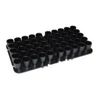 Plateau 50 rangements calibres 12 mtm noir pas cher