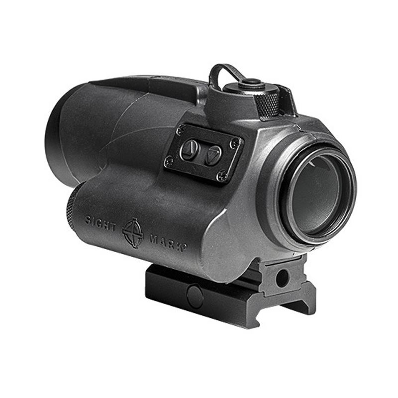 Point rouge sightmark wolverine 1x28 fsr 2 moa caoutchouc1