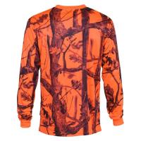 Pull camouflage orange chasse percussion fluo ghostcamo 