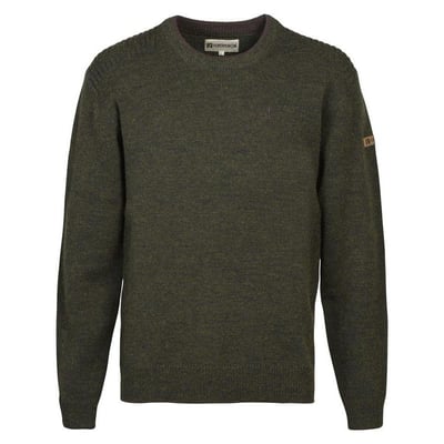 Pull chasse brode col rond islande