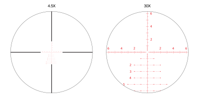 Re ticule aprs1 ffp ir mil en 4 5 30 x