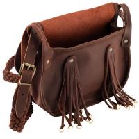 Sac a cartouches cuir brins porte oiseaux country sellerie